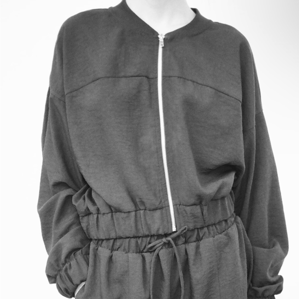 Crop Bomber Jacket